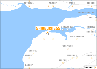 map of Skinburness