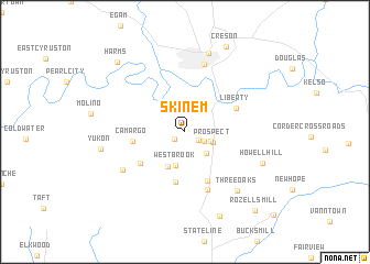 map of Skinem