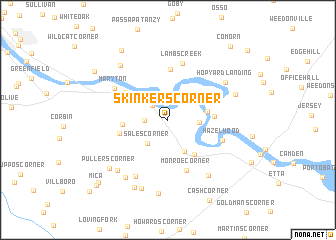 map of Skinkers Corner