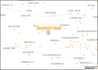 map of Skinkertown
