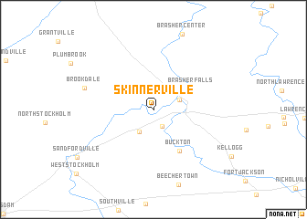 map of Skinnerville