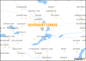 map of Skinnskatteberg