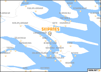 map of Skipanes