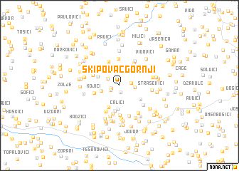 map of Skipovac Gornji