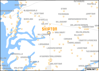 map of Skipton