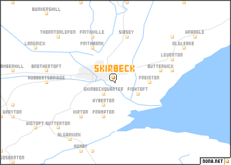 map of Skirbeck