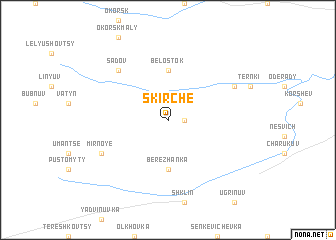 map of Skirche