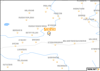 map of Skirki