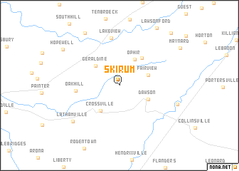 map of Skirum