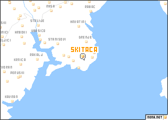 map of Skitača