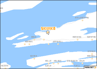 map of Skivika