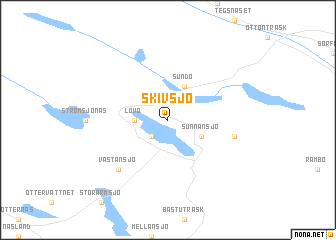 map of Skivsjö