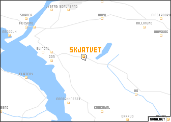 map of Skjatvet
