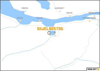map of Skjelbostad