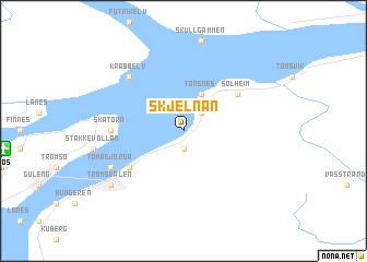 map of Skjelnan