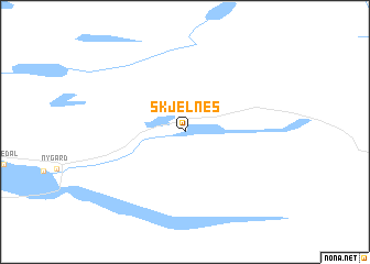 map of Skjelnes