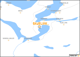 map of Skjelvik