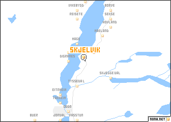 map of Skjelvik