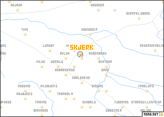 map of Skjerk