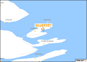 map of Skjervøy