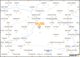 map of Skjød