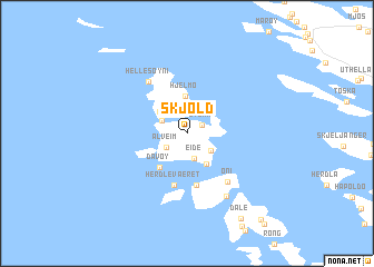 map of Skjold