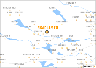 map of Skjollsta