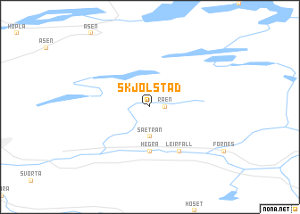 map of Skjølstad