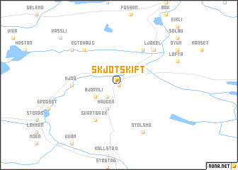 map of Skjøtskift