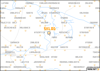 map of Skład