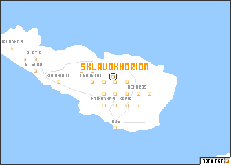 map of Sklavokhórion