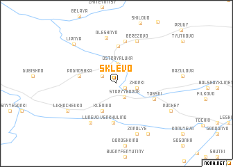 map of Sklëvo