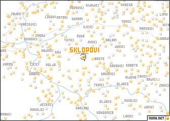 map of Sklopovi