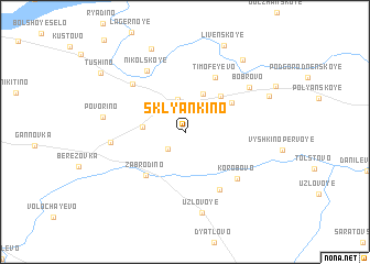 map of Sklyankino