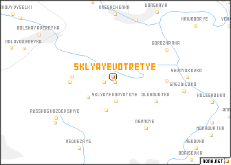 map of Sklyayevo Tret\