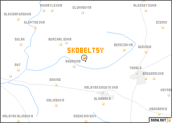 map of Skobel\