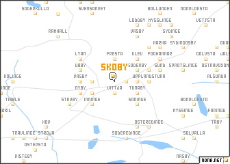 map of Skoby