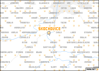 map of Skochovice