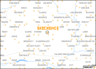 map of Skochovice