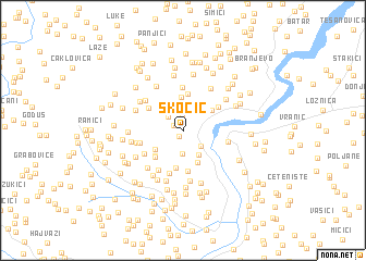 map of Skočić