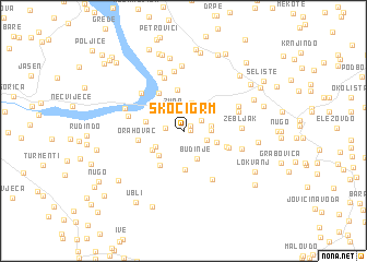 map of Skočigrm