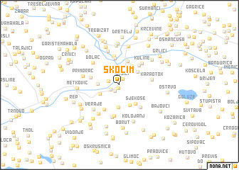 map of Skočim