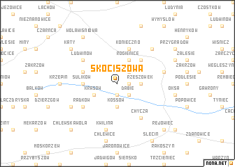 map of Skociszowa