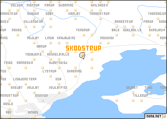 map of Skødstrup