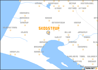 map of Skødstrup