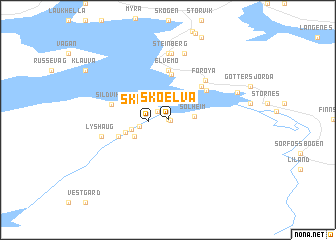 map of Skøelva