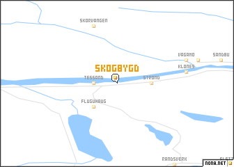 map of Skogbygd