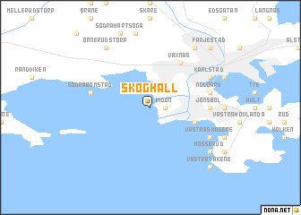 Skoghall (Sweden) map - nona.net