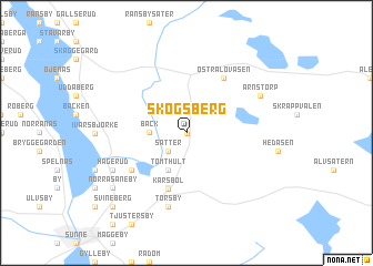 map of Skogsberg