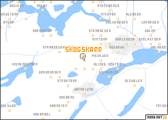 map of Skogskärr